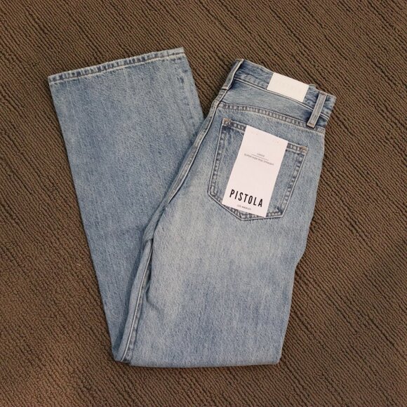 NEW Pistola Cassie Super High Rise Straight Jean BRAMBLE Size 24 - Picture 7 of 14